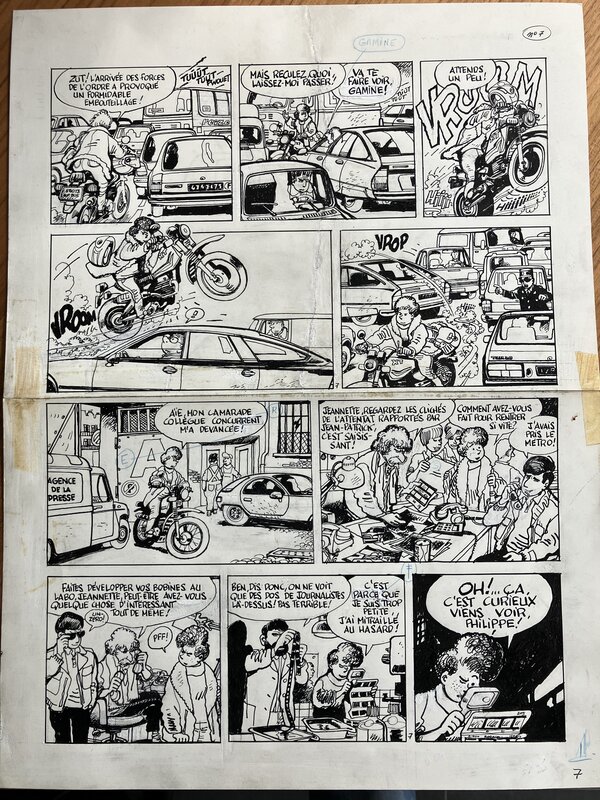 Marc Wasterlain, Jeannette Pointu - Quatre x quatre - Comic Strip