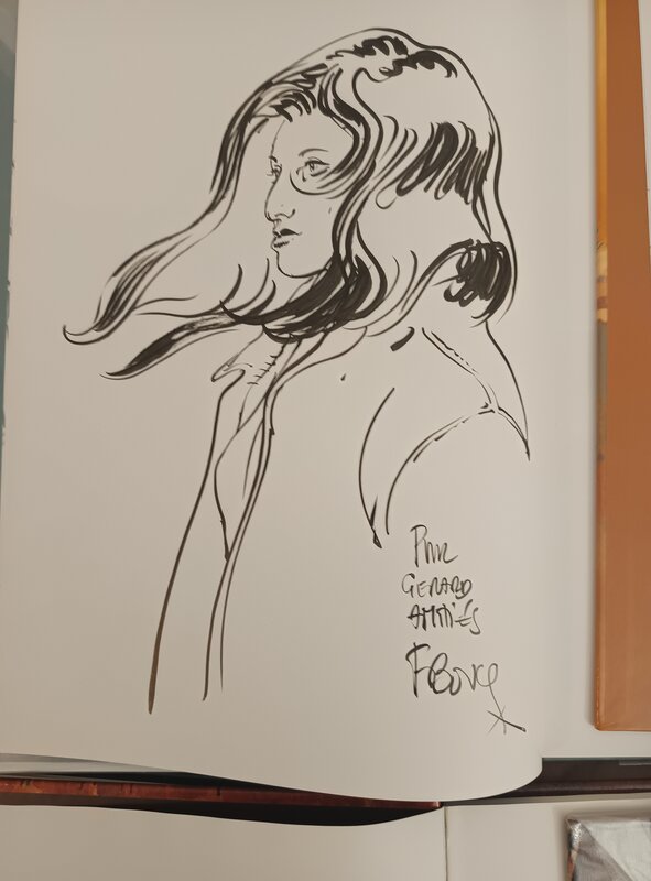 François Boucq, Bouncer to hell ( la femme d'Ugly John) - Sketch