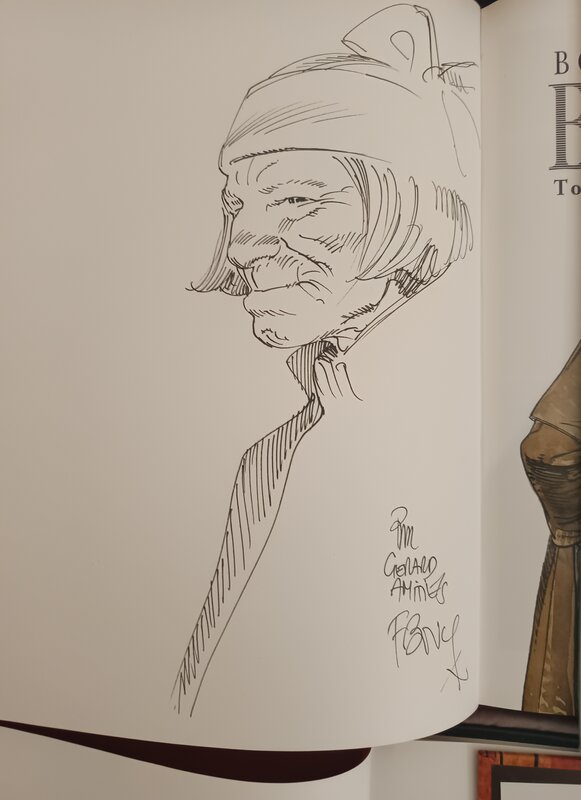 François Boucq, La veuve noire ( toro negro) - Dédicace