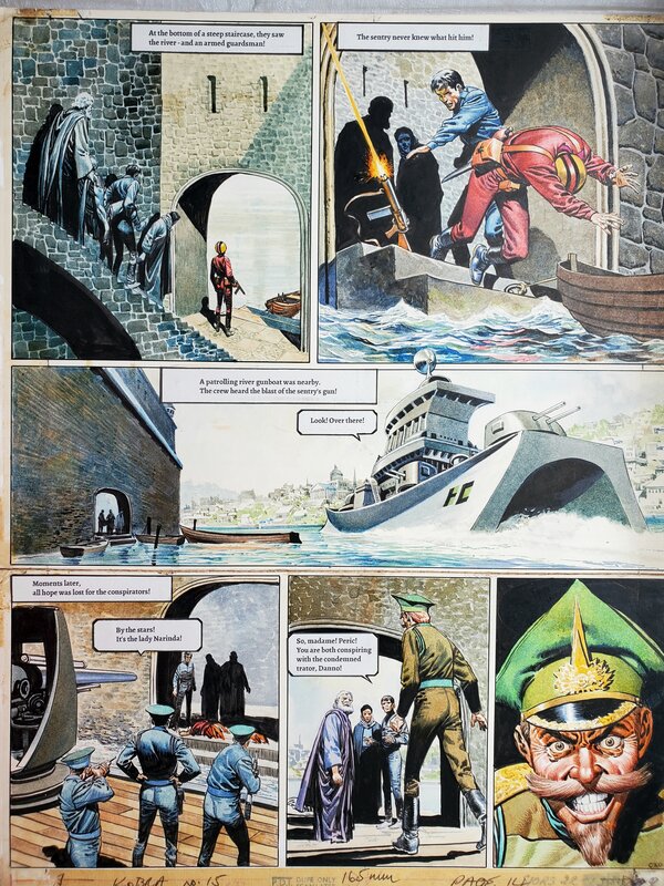 Don Lawrence, TRIGAN  : THE PUPPET EMPEROR couleur directe - Comic Strip