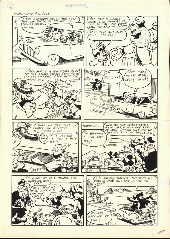 Paul Murry, The big bank robbery, page 4 - Œuvre originale
