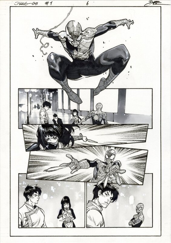 Dike Ruan, Shang-Chi Vol 2 #1, Page 6 - Original Illustration