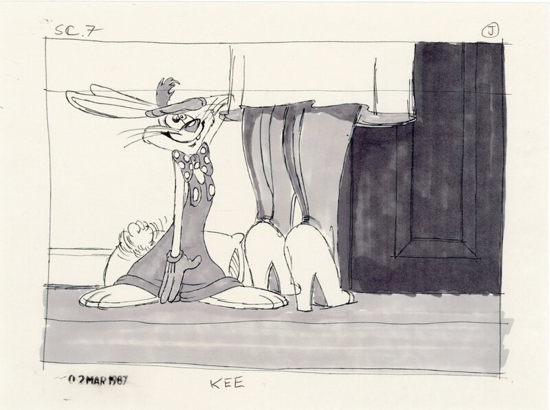 Roger Rabitt by Richard Williams, Robert zemeckiss - Comic Strip