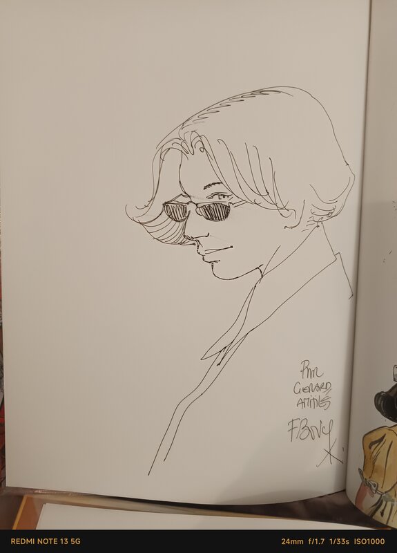 François Boucq, L'ange de malte ( Laura Pride) - Sketch François Boucq, L'ange de malte ( Laura Pride) - Sketch