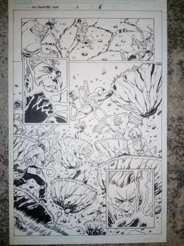 En vente - Fantastic four / manuel garcia - Planche originale