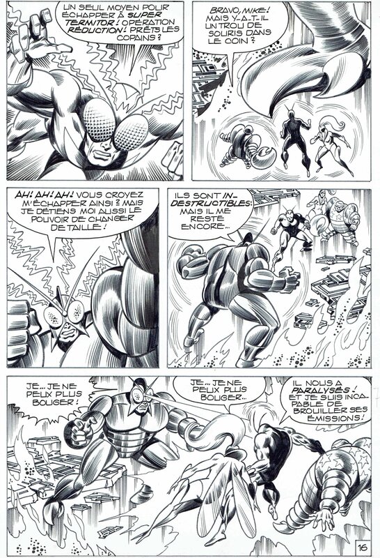 For sale - Jean-Yves Mitton, 1980 - Mikros : Super-Termitor - Comic Strip