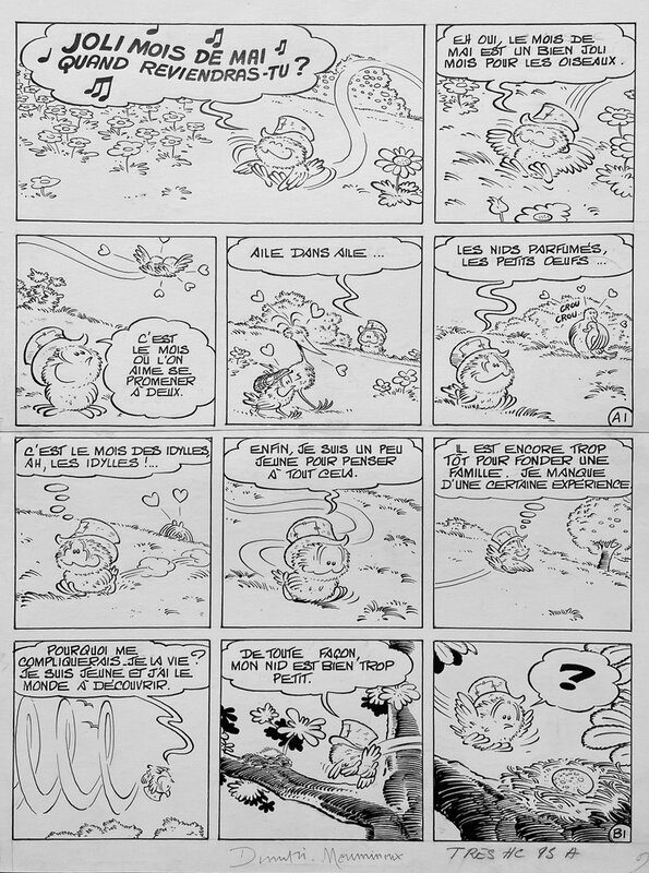 For sale - Guy Mouminoux, 1970 - Rififi le moineau turbulent : Sixième Acte - Comic Strip For sale - Guy Mouminoux, 1970 - Rififi le moineau turbulent : Sixième Acte - Comic Strip