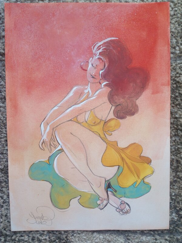 For sale - Pin up / yannick corboz - Original Illustration