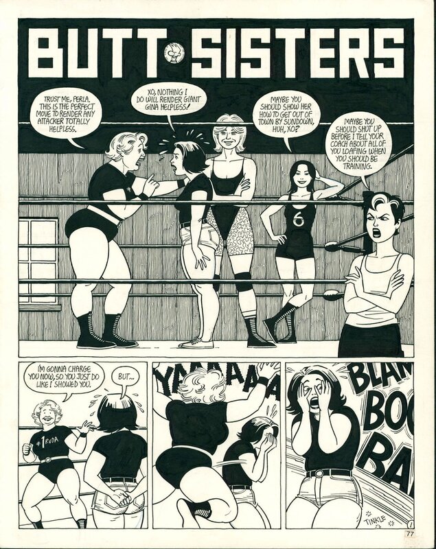 Jaime Hernandez, Love and Rockets #46, pg. 1 - Planche originale