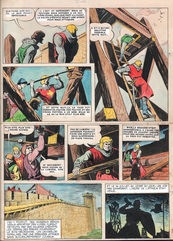 Sirius, Godefroid de Bouillon - Comic Strip