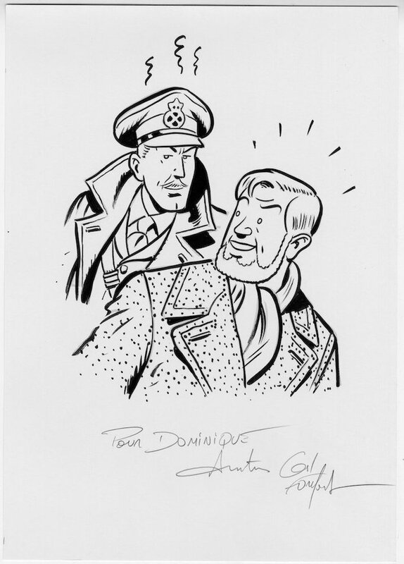 BLAKE et MORTIMER by Gil Formosa - Sketch BLAKE et MORTIMER by Gil Formosa - Sketch