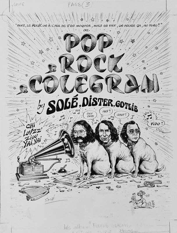Jean Solé, Golib, Page de titre / Pop & Rock & Colégram - Original Cover