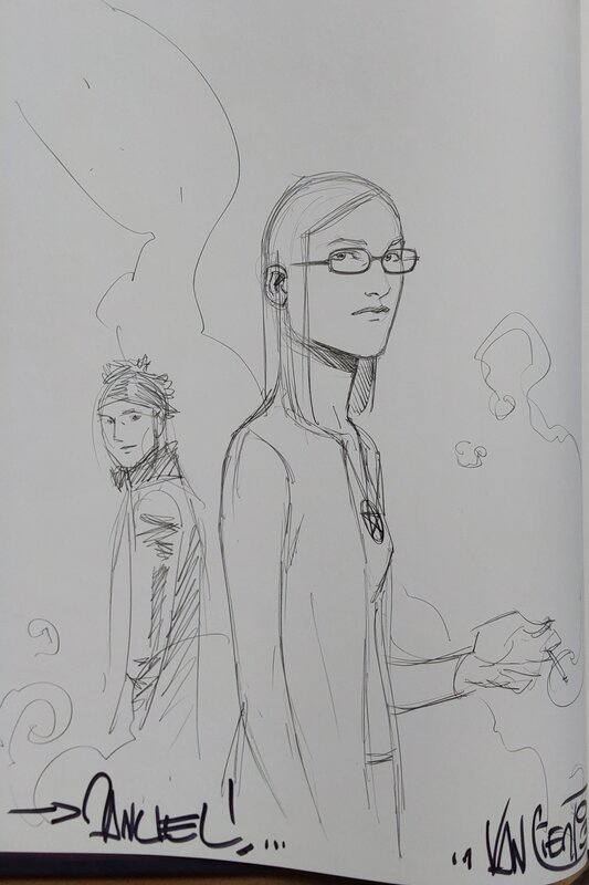 Simon Van Liemt, Incantations :Louise - Sketch