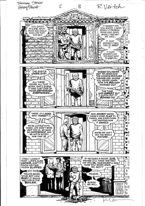 Greyshirt page by Rick Veitch, Alan Moore - Comic Strip Greyshirt page by Rick Veitch, Alan Moore - Comic Strip