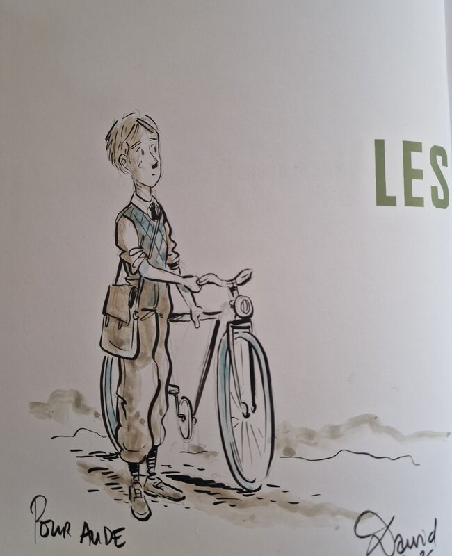 Dédicace de Dawid dans les cheveux d'Edith - Sketch Dédicace de Dawid dans les cheveux d'Edith - Sketch