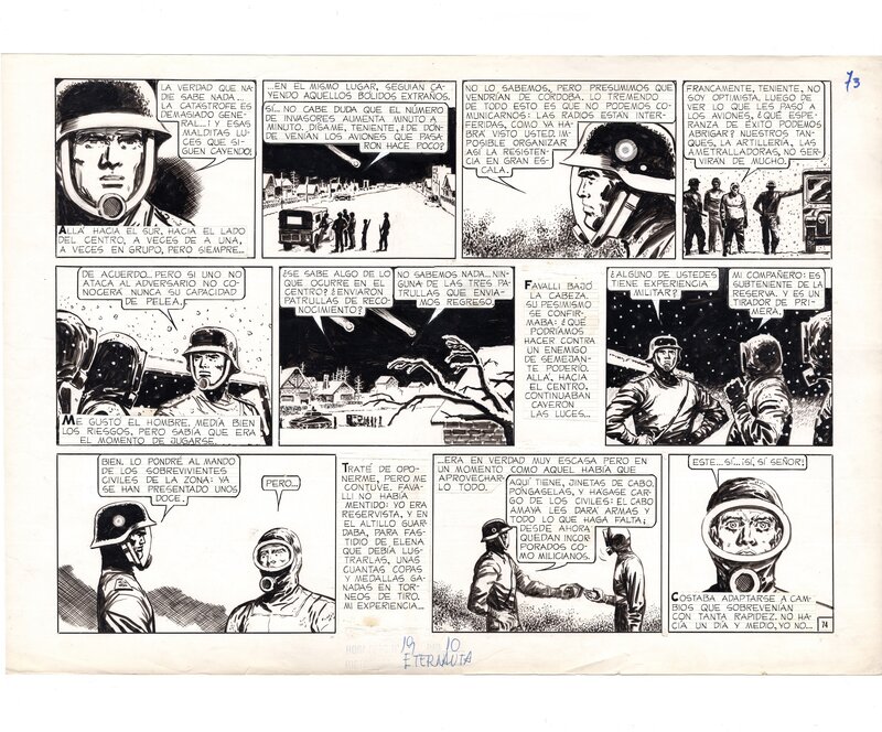 El Eternauta I p.73 by Francisco Solano Lopez, Héctor Germán Oesterheld - Comic Strip
