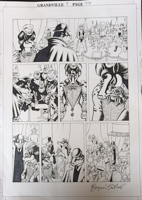 Bryan Talbot, Granville tome 5 - page 24 - Planche originale