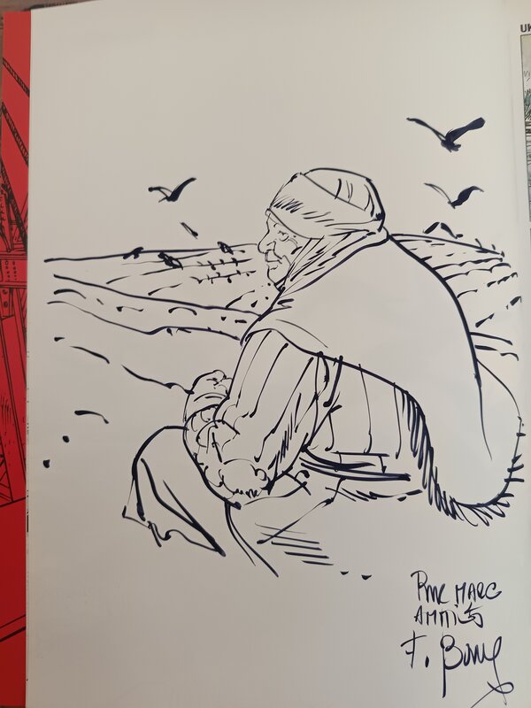 Bouche du diable by François Boucq - Sketch Bouche du diable by François Boucq - Sketch