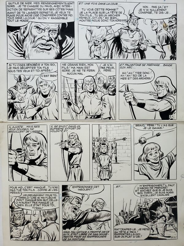 Gérald Forton, LES BELLES HISTOIRES DE L'ONCLE PAUL : PALNATOKE, LE GUILLAUME TELL DANOIS - Comic Strip