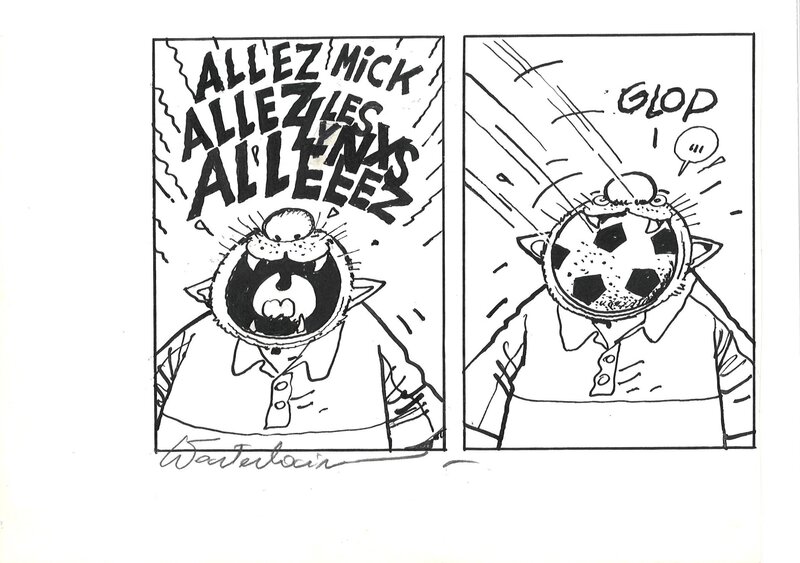 Marc Wasterlain, Ratapoil / Honnieponnie - Planche originale