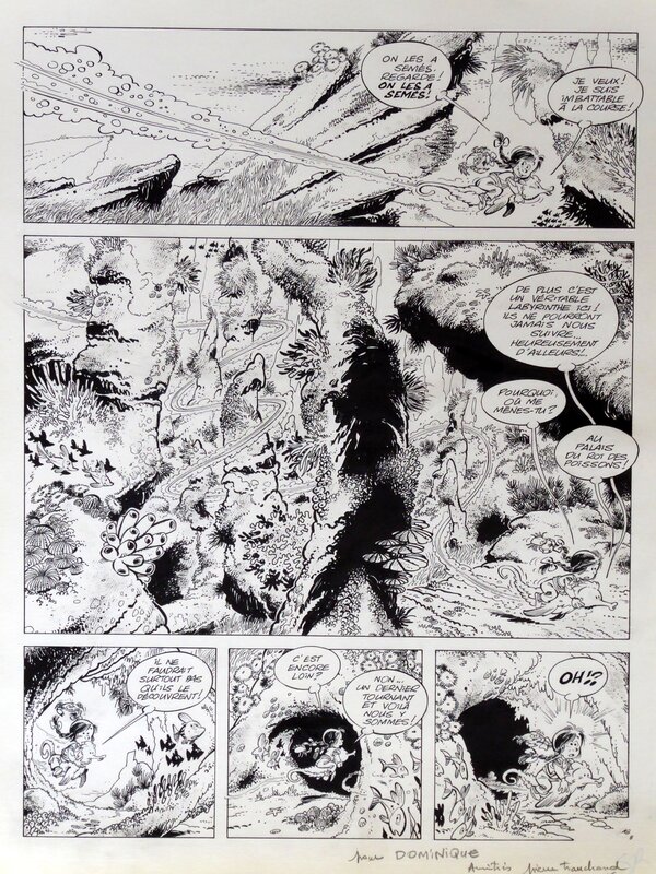 Marine par Pierre Tranchand, François Corteggiani - Planche originale