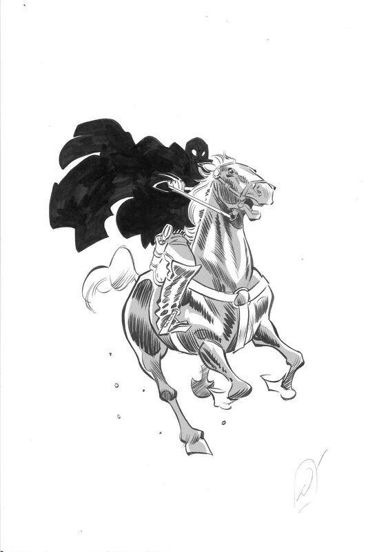 For sale - Pierre Alary - Couverture Don Vega - Original Cover