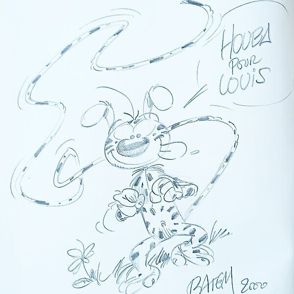 Le Marsupilami par Batem - Dédicace Le Marsupilami par Batem - Dédicace