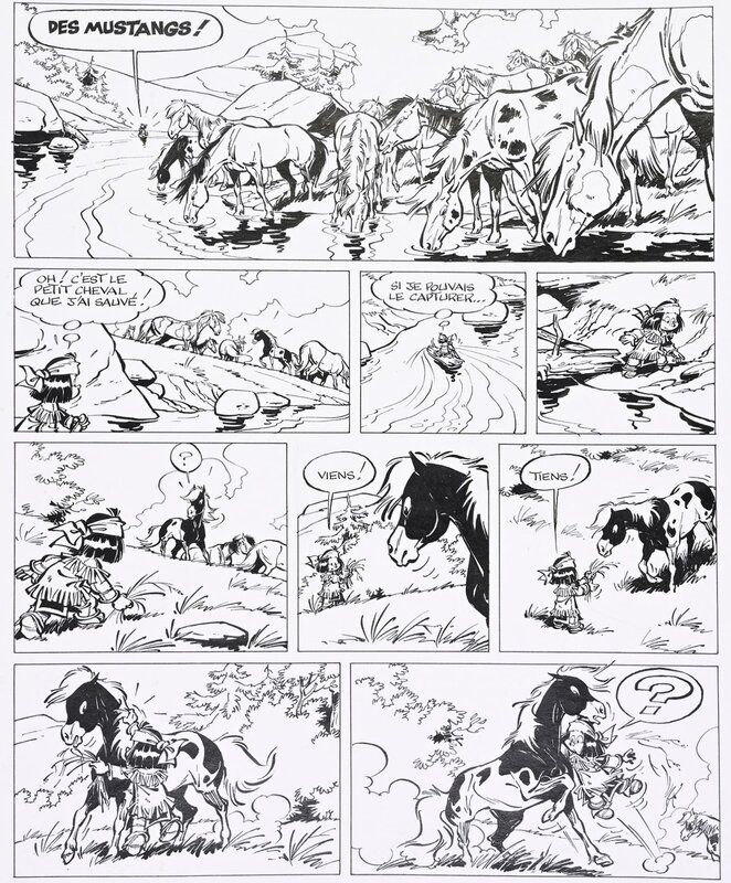 For sale - Derib, Job, 1969 - Yakari (et Grand Aigle) - Comic Strip