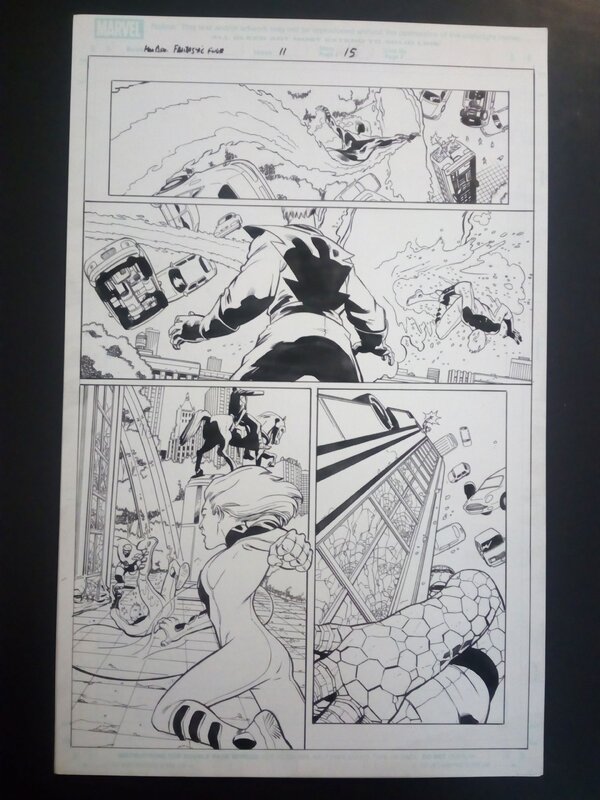 En vente - Fantastic four / manuel garcia - Planche originale