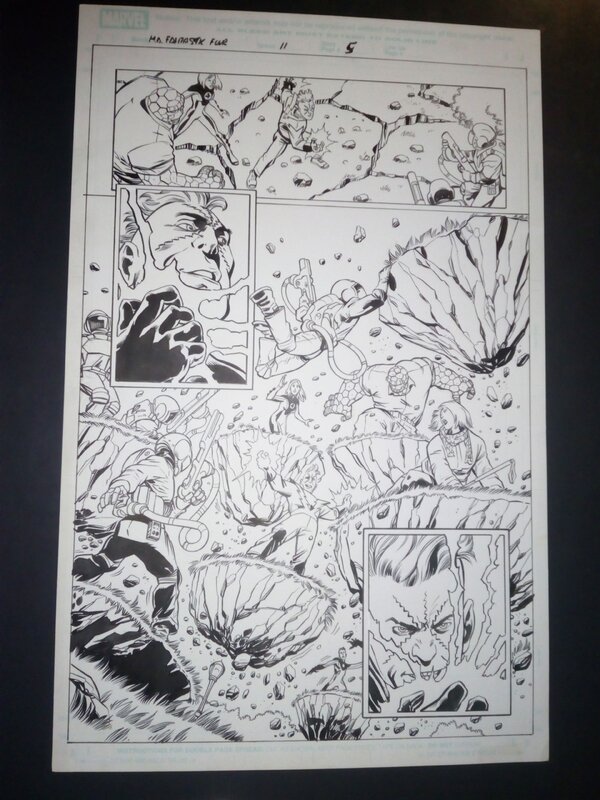 En vente - Fantastic four / manuel garcia - Planche originale