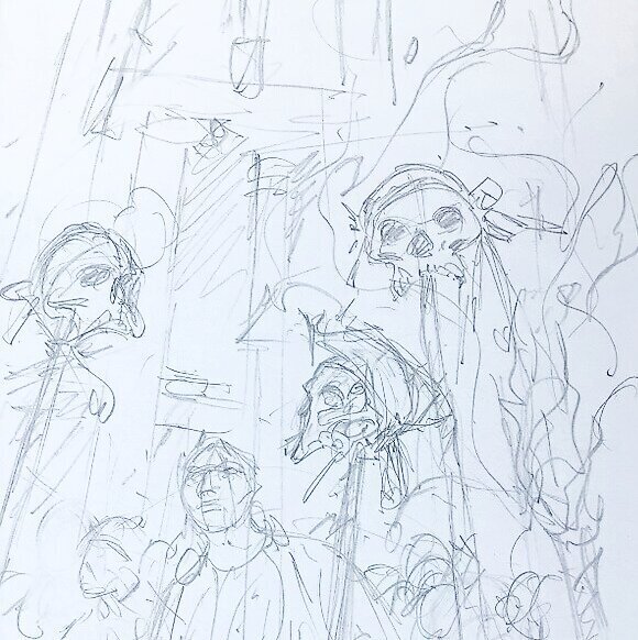 Hermann, Le diable des sept mers - Original art Hermann, Le diable des sept mers - Original art