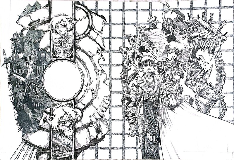 Kara, Le Miroir des Alices 1 - Couverture - Original Cover