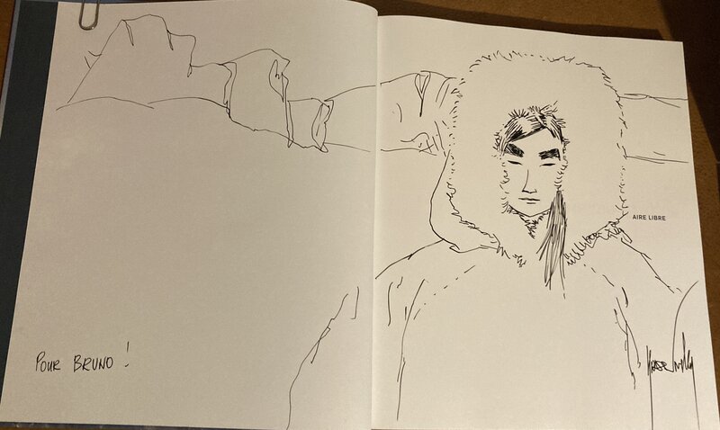 Un inuit by Jean-Paul Krassinsky - Sketch