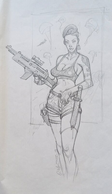 Combattante by Giuseppe Manunta - Comic Strip