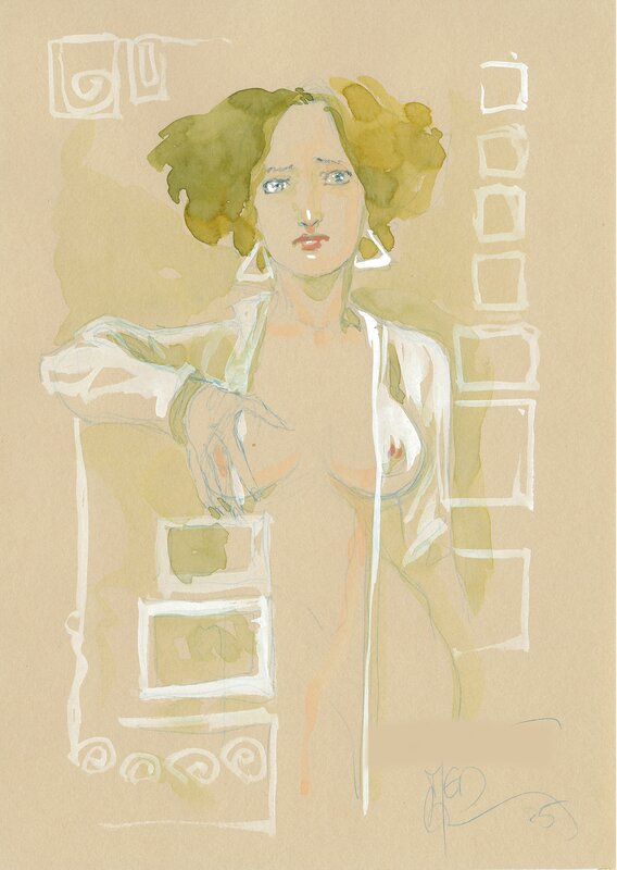 Fabrice Meddour, Hommage à Klimt - Judith et Holopherne - Dédicace