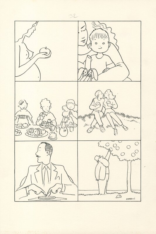 For sale - Moebius, Mangez mieux, vivez mieux - Comic Strip