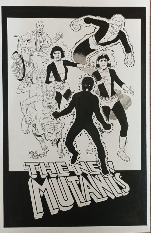 For sale - New mutants / bob mcleod - Original Illustration