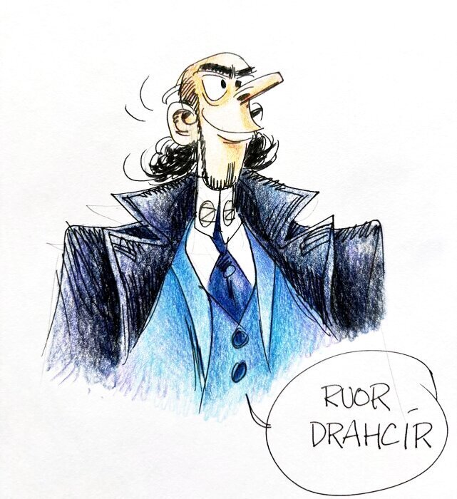 Zorglub par Yoann - Dédicace