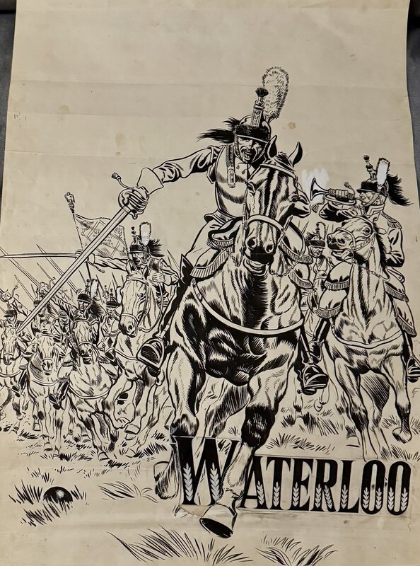 Funcken Waterloo couverture Tintin 1953 - Comic Strip