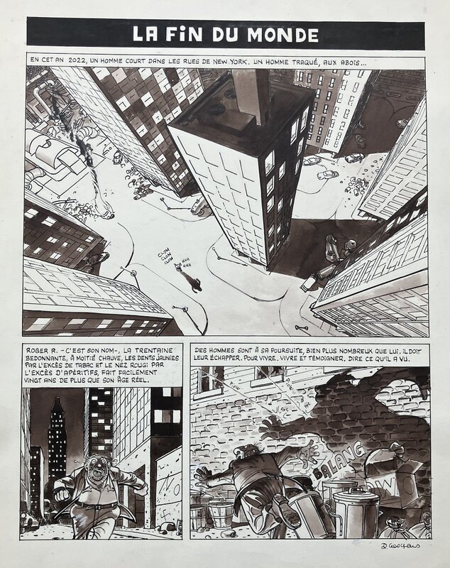 For sale - LA FIN DU MONDE by Daniel Goossens - Comic Strip