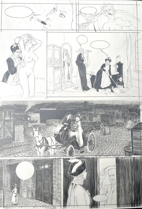 Planche originale de l’album Le cinéaste par Artoupan - Planche originale