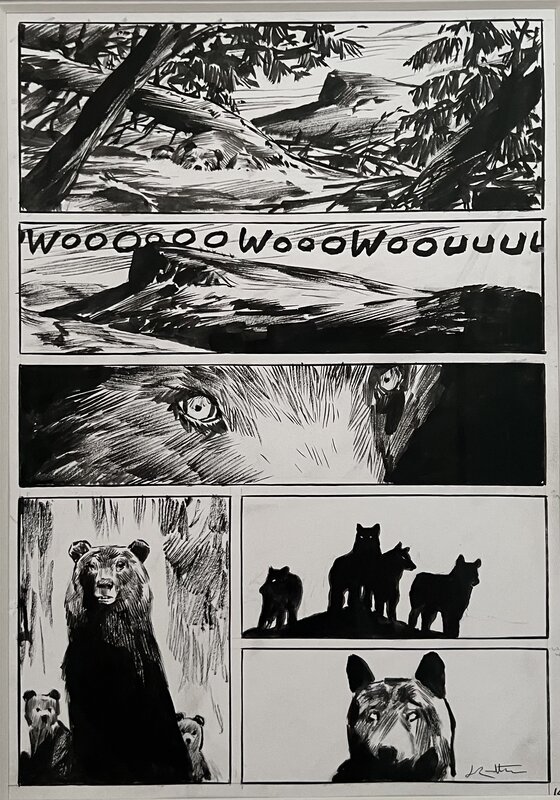Jean-Marc Rochette, Planche La Dernière Reine - Comic Strip