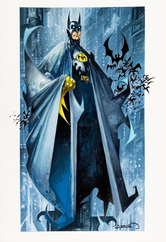 Batman by Alfonso Azpiri - Original Illustration