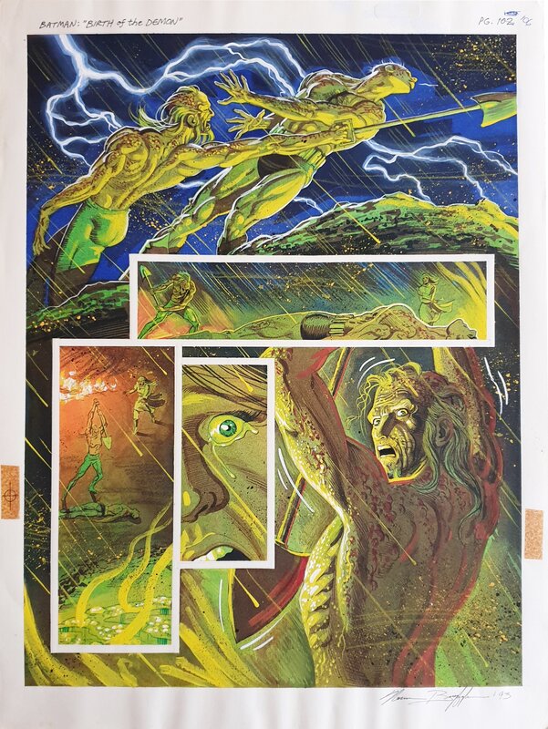 Norm Breyfogle, Batman: Birth of the Demon #106 - Planche originale