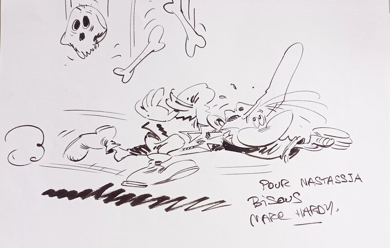 Pierre Tombal by Marc Hardy - Sketch