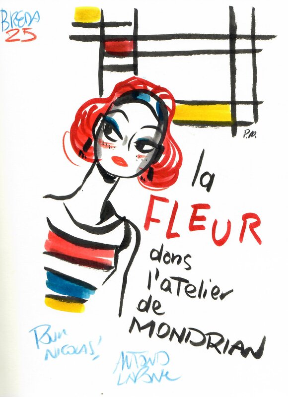 Mondrian par Antonio Lapone - Dédicace