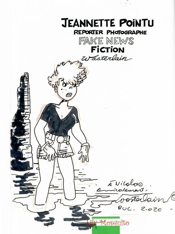 Jeannette Pointu by Marc Wasterlain - Sketch