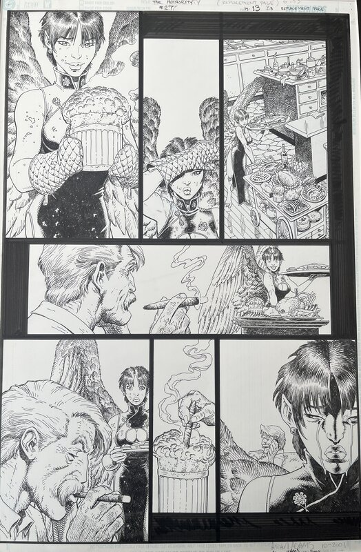 Arthur Adams, Planche originale pour la serie The authority - Œuvre originale