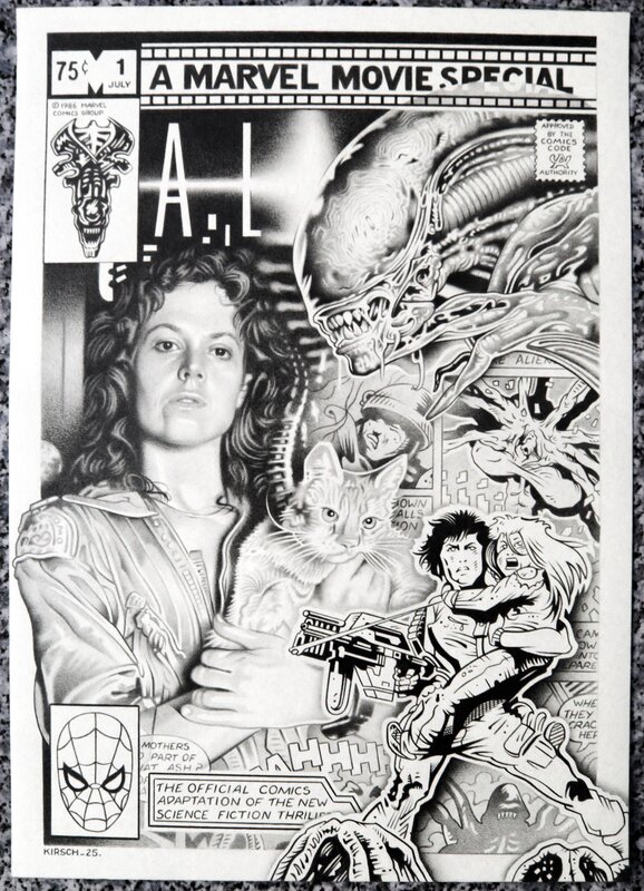 Aliens par Philippe Kirsch - Planche originale