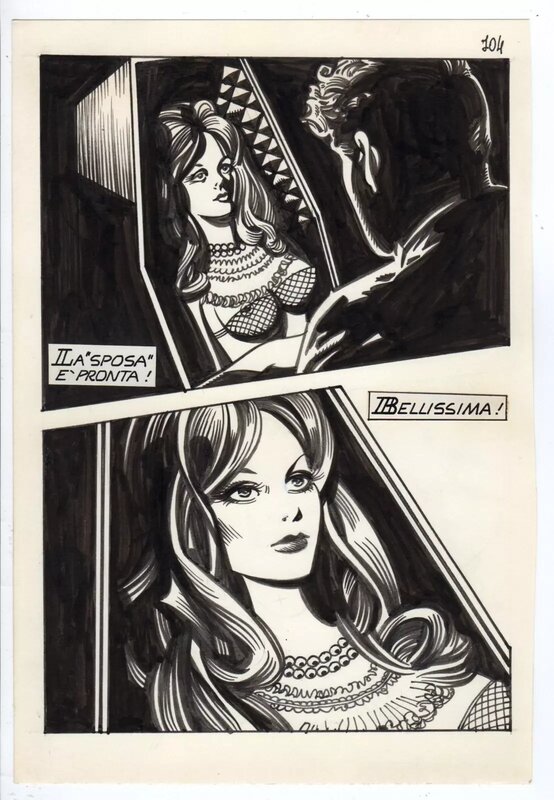 Zora par Paolo Morisi - Planche originale